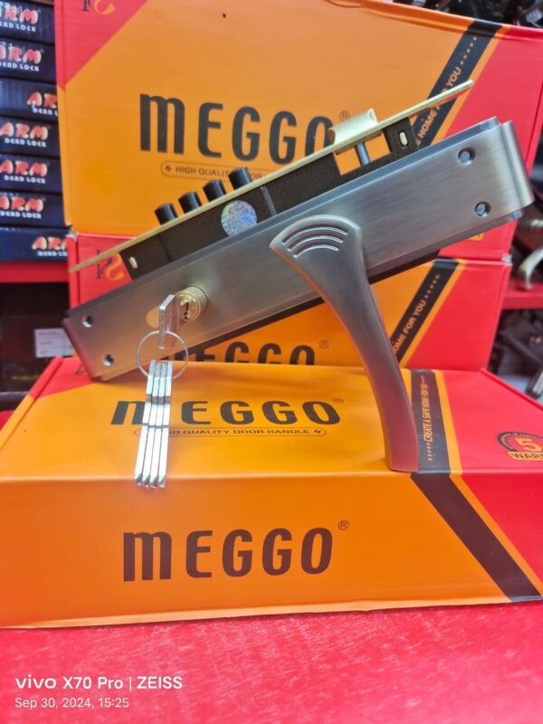 Steel door locks