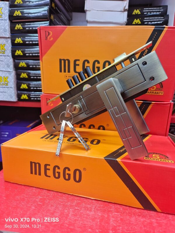 Steel door locks