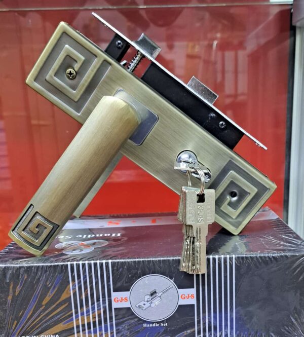 Steel door locks
