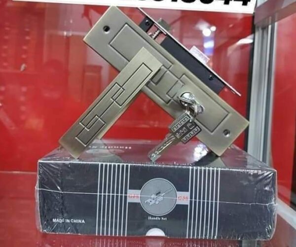 Steel door locks