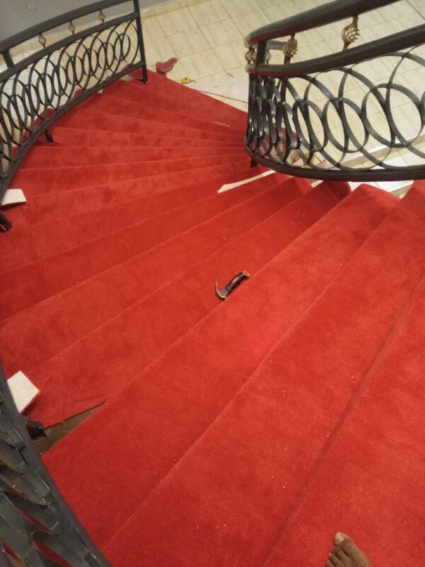 Wall to wall carpet