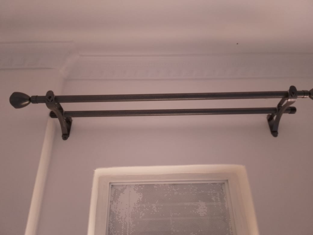 1M curtain rods