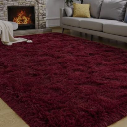 5×8 fluffy carpet