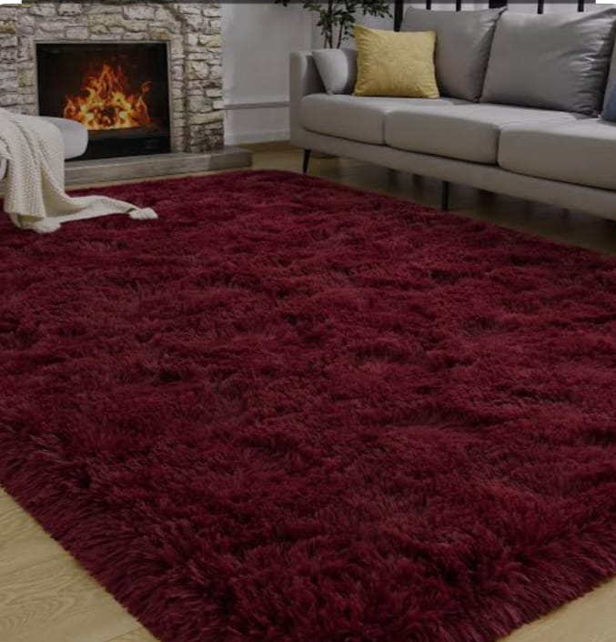 5×8 fluffy carpet
