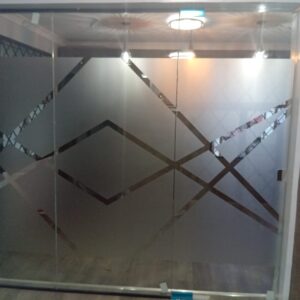 Machine cut frost film