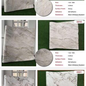 Marble contact sheet 1M