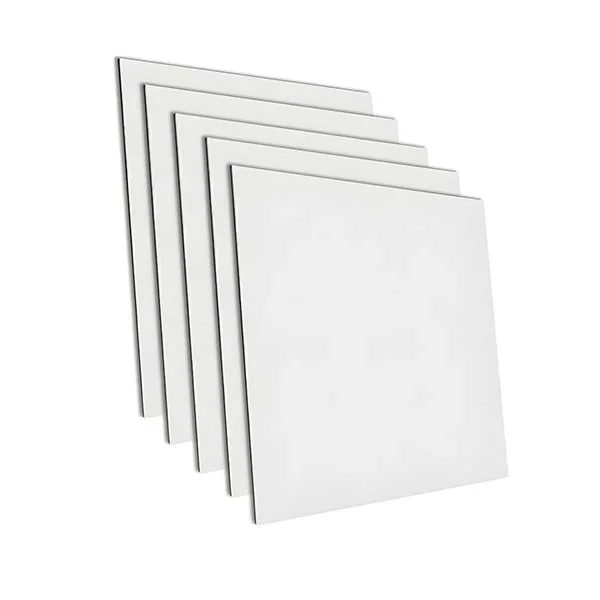 Mike Decor & Interiors Enterprises-216550 White Premium Vinyl Tiles – 1.2mm Thick